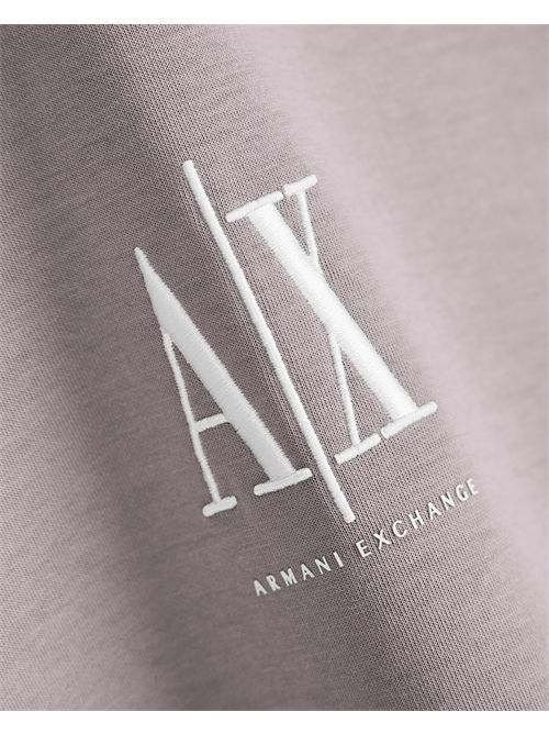 Felpa girocollo in cotone elasticizzato con logo Icon ARMANI EXCHANGE | XM000368AF10818/U6107